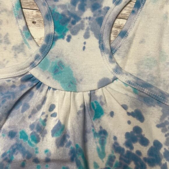 NWT Victoria’s Secret Tank Top Women's Size Large Multicolor Racerback Tie Dye - Picture 9 of 10